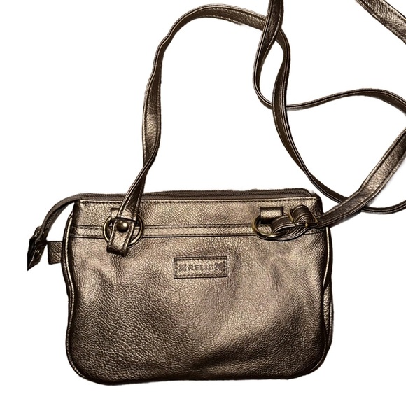 Relic Shimmering Bronze Crossbody Purse - Picture 1 of 4